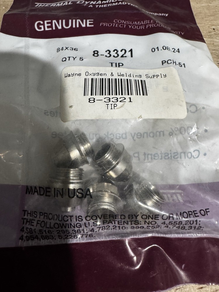 Thermal Dynamics 8-3321 Tip 5 pack