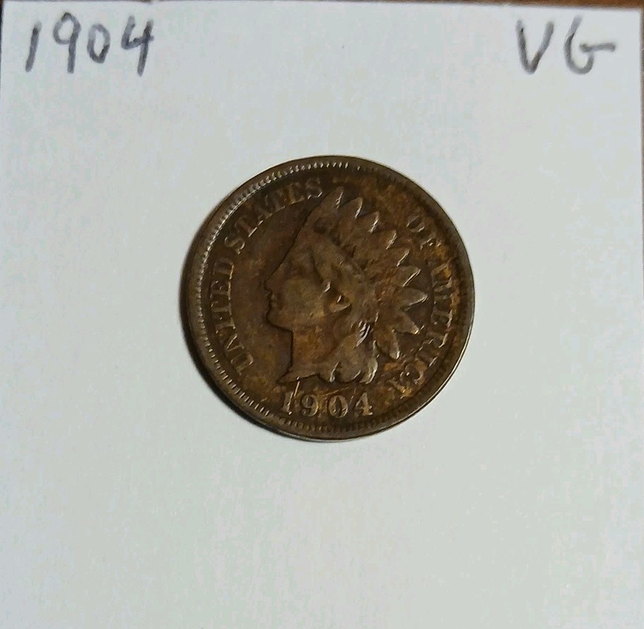 1904 Indian Head Cent - VG