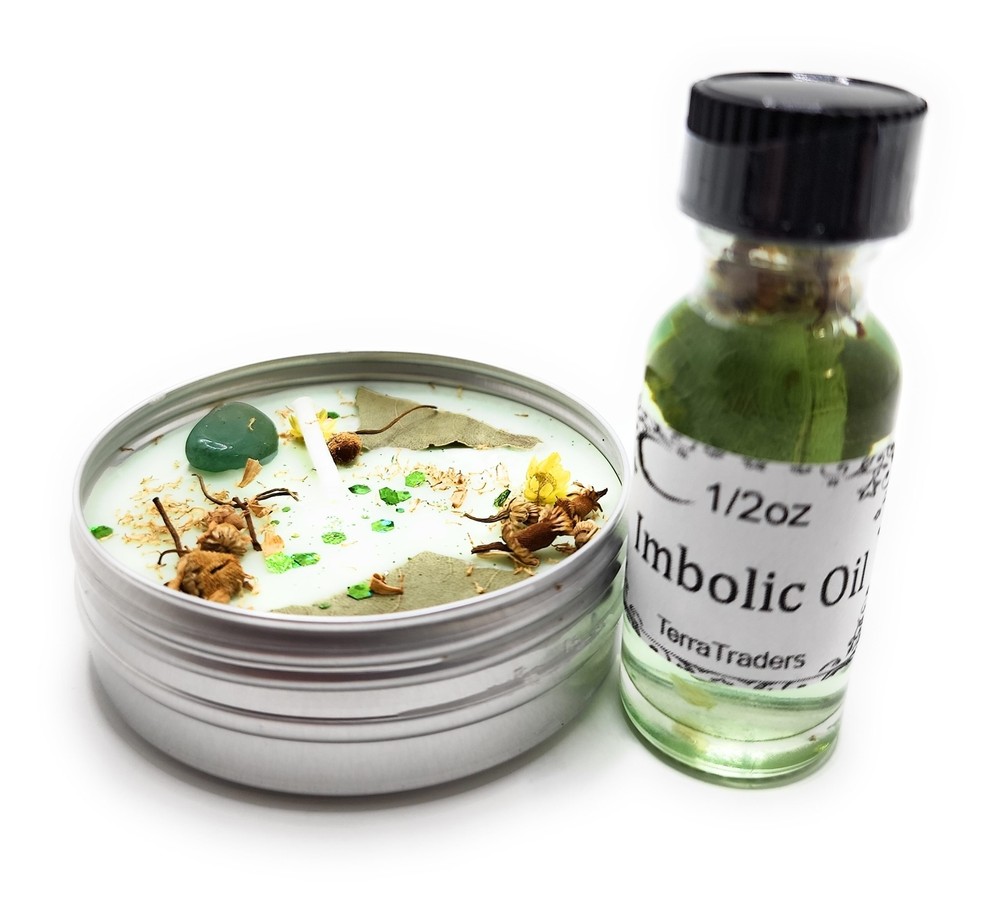 Imbolc Oil Candle Set