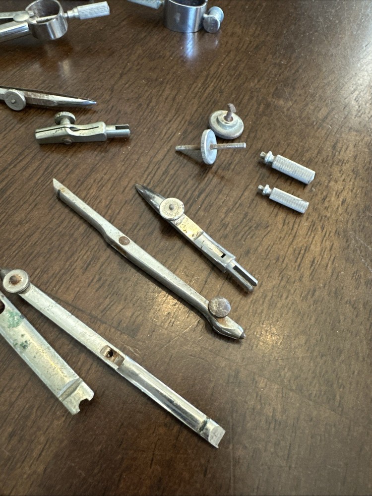 Lot of assorted drafting tools. See images.