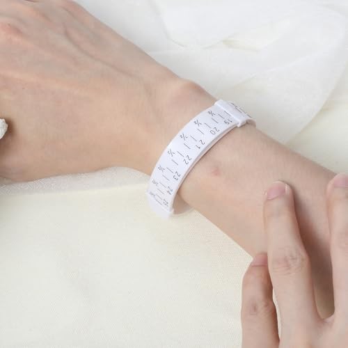 Guduling 2pcs Ring and Bracelet Sizer Measuring Tool, Adjustable Wrist