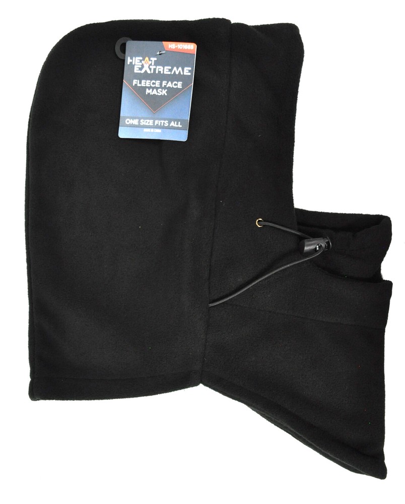 Heat Extreme Fleece Face Black