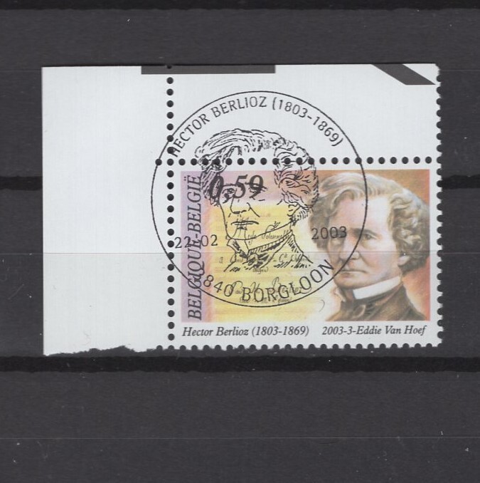 BELGIUM 2003 Hector Berlioz music composer  fine used 3156