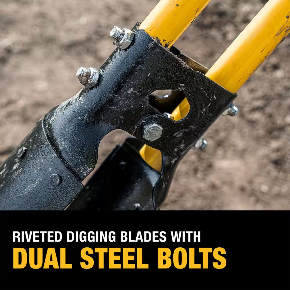 46 In. Fiberglass Handle Post Hole Digger