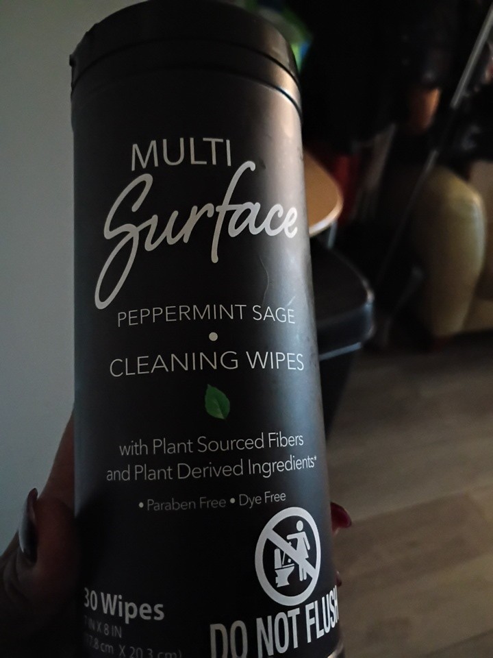 Multi Suface Pepprment Sage Cleaning Wipes
