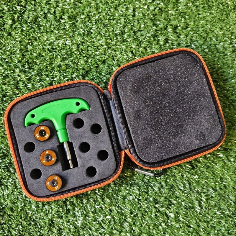 Gold Golf Weights Kit for TaylorMade Spider GT Max Putter