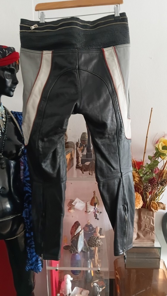Motorcycle Leather Trousers Handmade