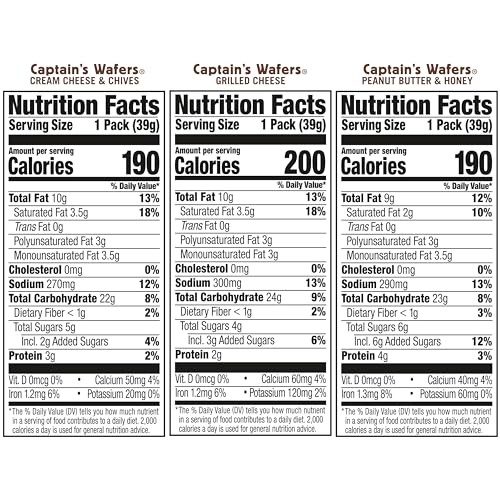 Sandwich crackers variety pack 10 packs