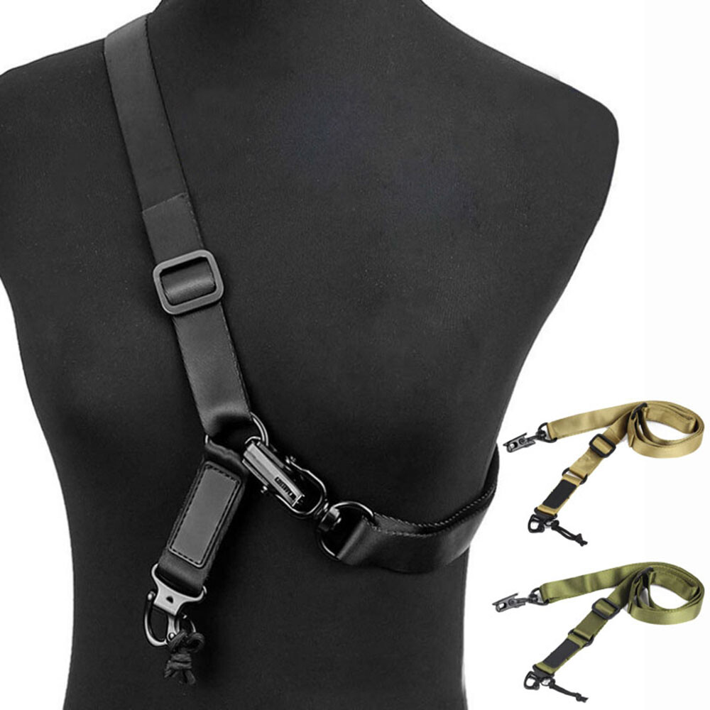 Adjustable Multi-function Two Point Tactical Rifle Sling Hunting Nylon Gun Strap