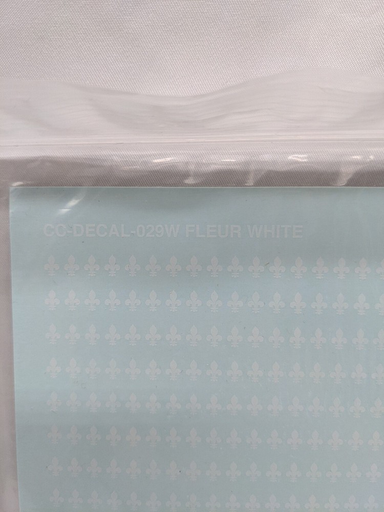 Fallout Hobbies CC-Decal-029W Fleur White Decals