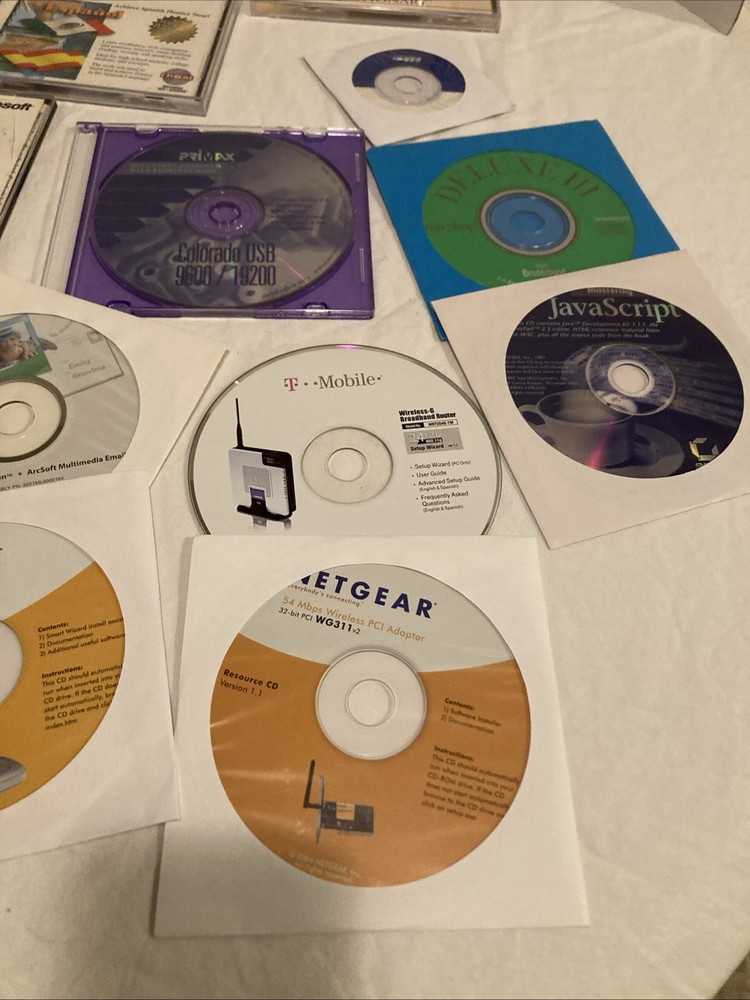 Lot of program Installation, driver, software update CD-ROM discs