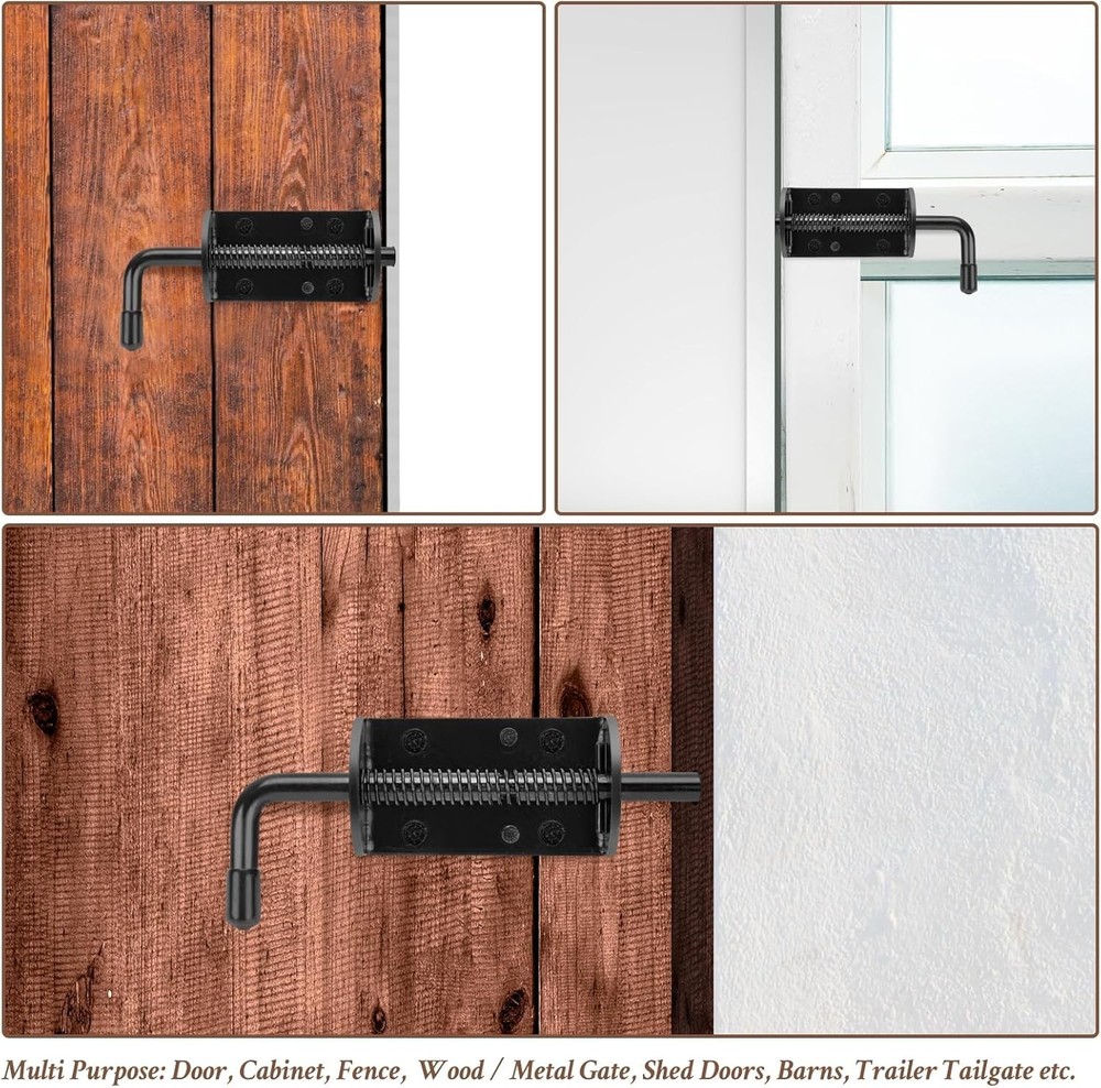 Spring Pin Latch Lock Assembly For Utility Trailer Tail Gate Loaded Heavy Duty