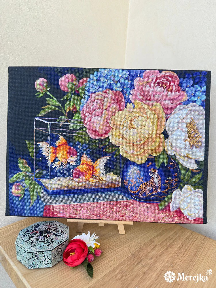 Silent Dialogue K-282 Counted Cross-Stitch Kit