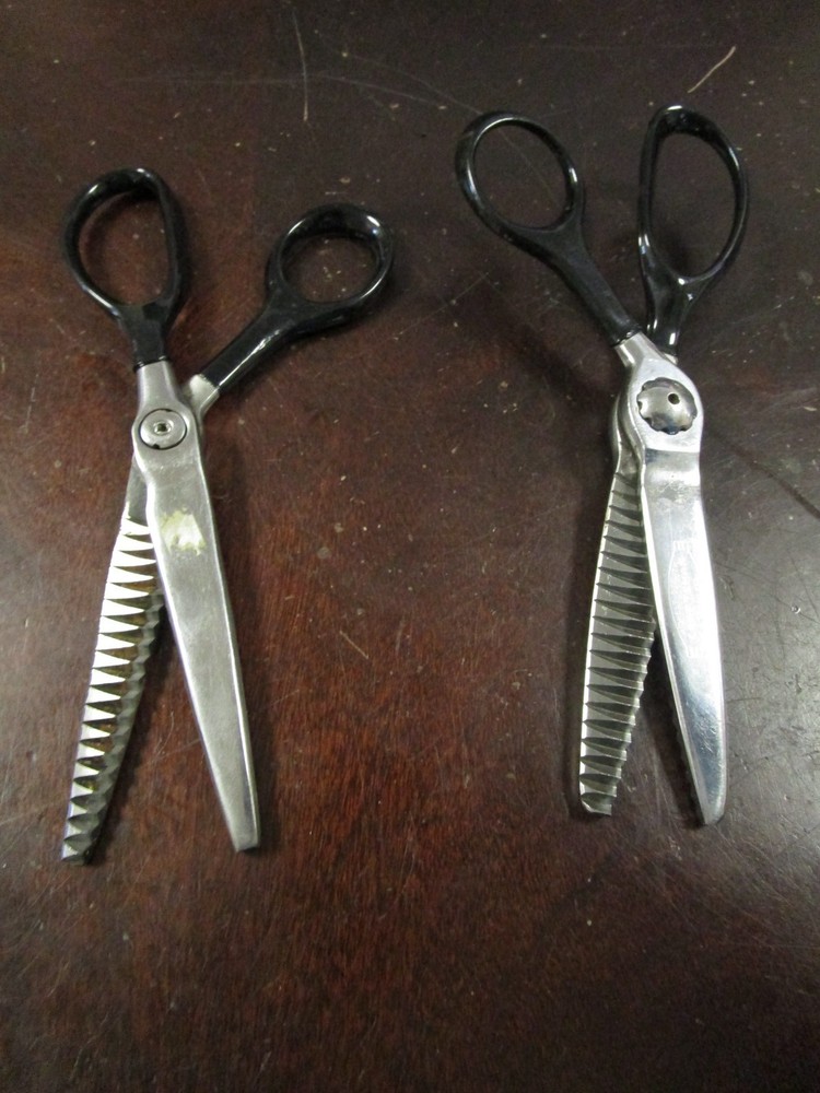 2 Craftsman pinking shears scissors 4" blade