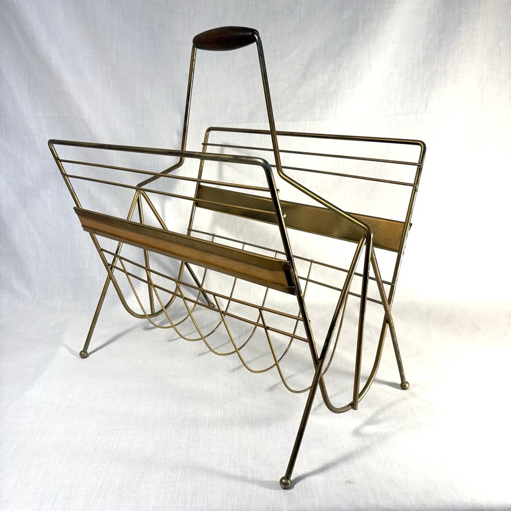 MCM Magazine or Vinyl Record Rack