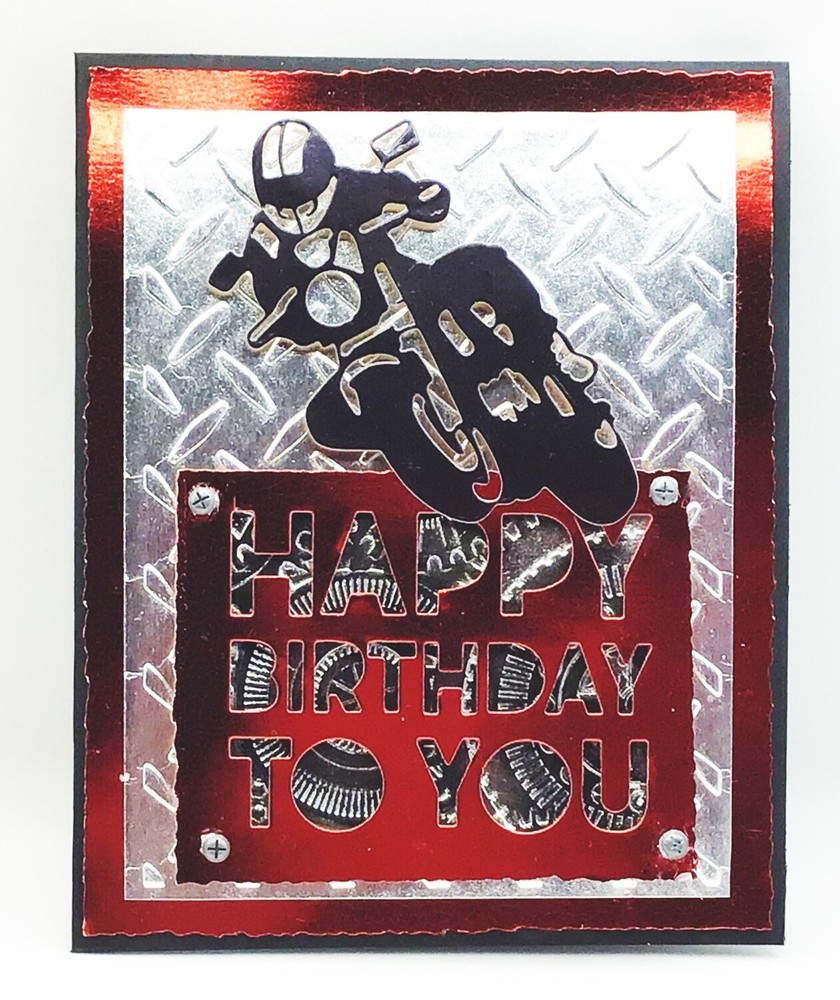 Sizzix Thinlits Bold Text #1 7pc set #665847 Retail $34.99 designer Tim Holtz