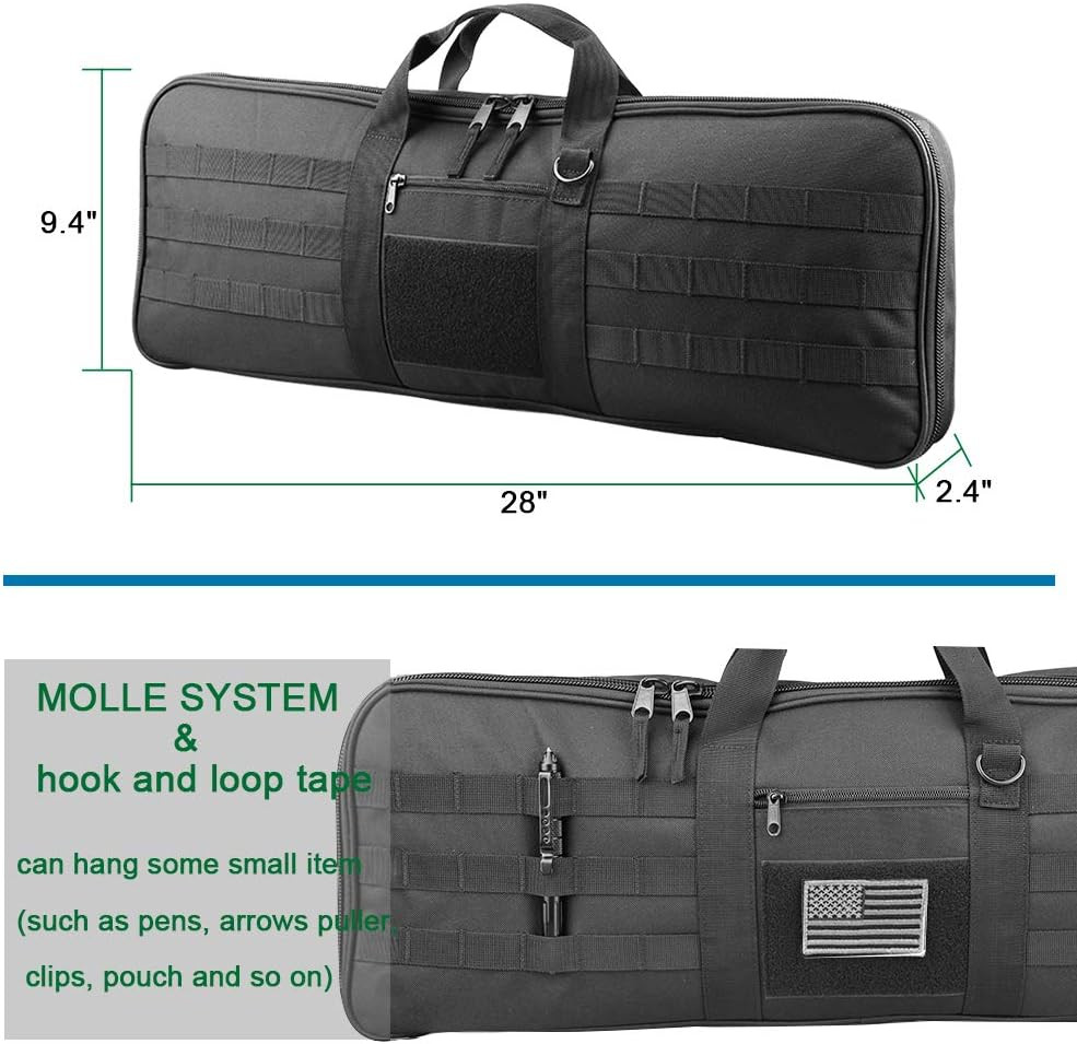 Archery Takedown Recurve Soft Bow Case Tactical Bow Holder Bag