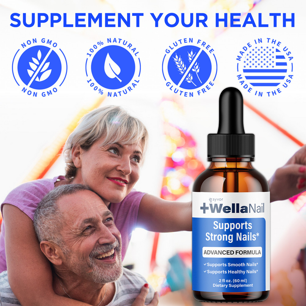 WellaNail Drops Advanced Nails Support Liquid Formula Wella Nail 60 Servings
