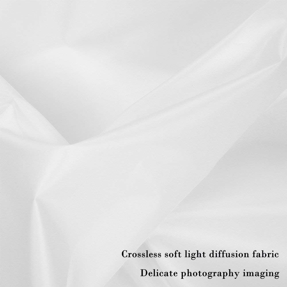 Light Diffuser Diffusion Fabric 2 Yard x 67 Inch / 2x1.7m Nylon Silk White