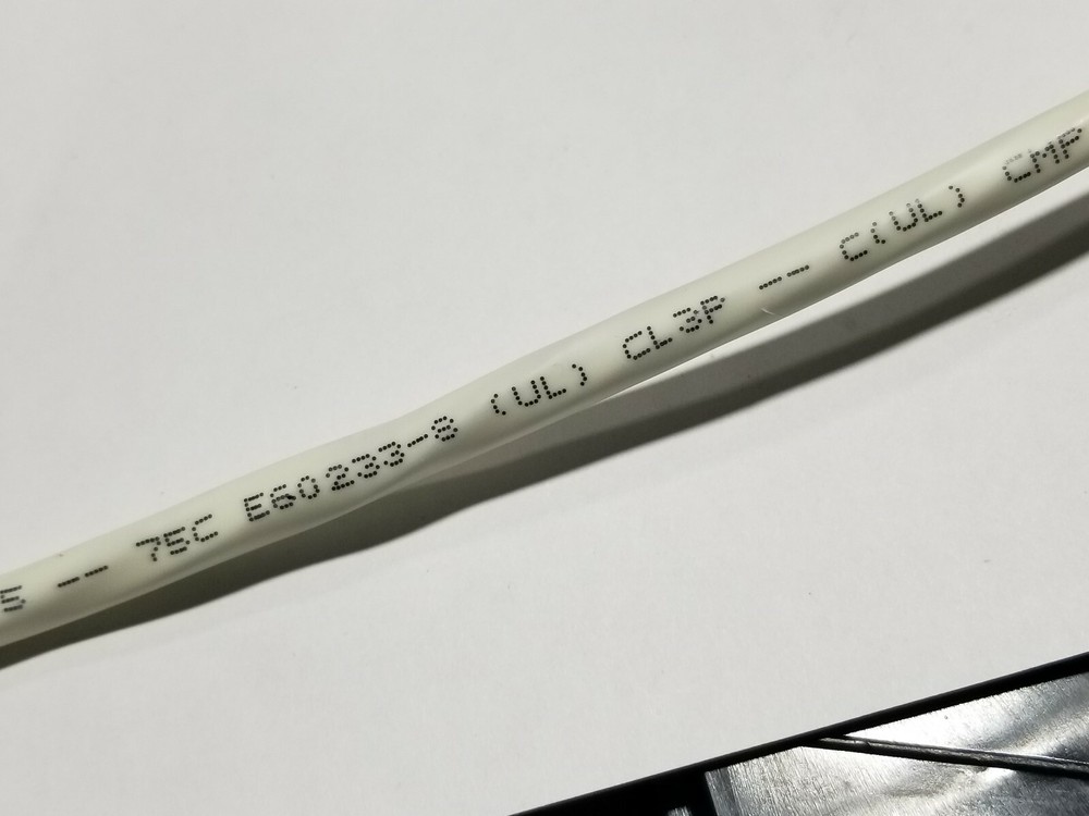 Carol C3065 18/6C Shielded Control/Communications Cable Plenum CL3P White /50ft