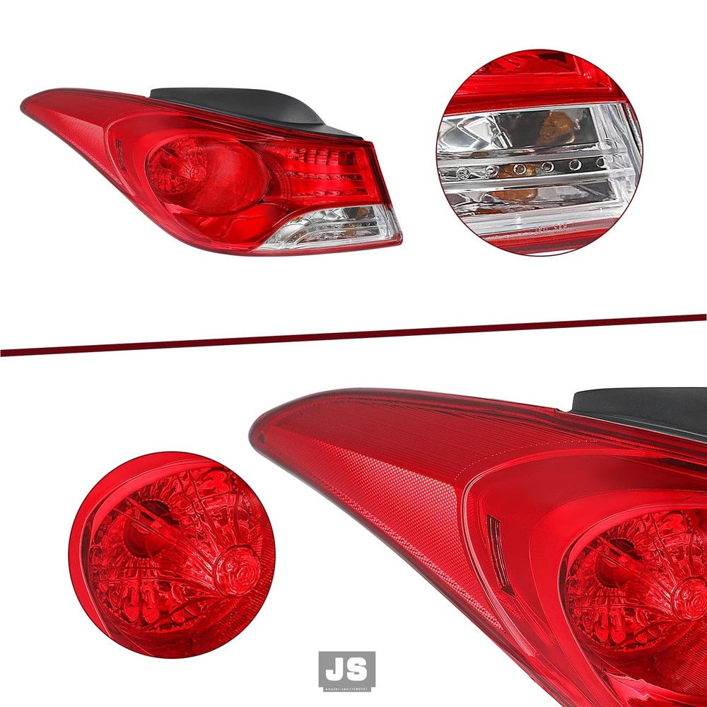 Tail Light Assembly for 2011-2013 Elantra Left Side