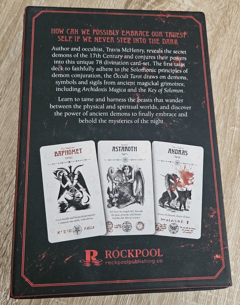 Occult Tarot Deck by Travis McHenry Divination Cards
