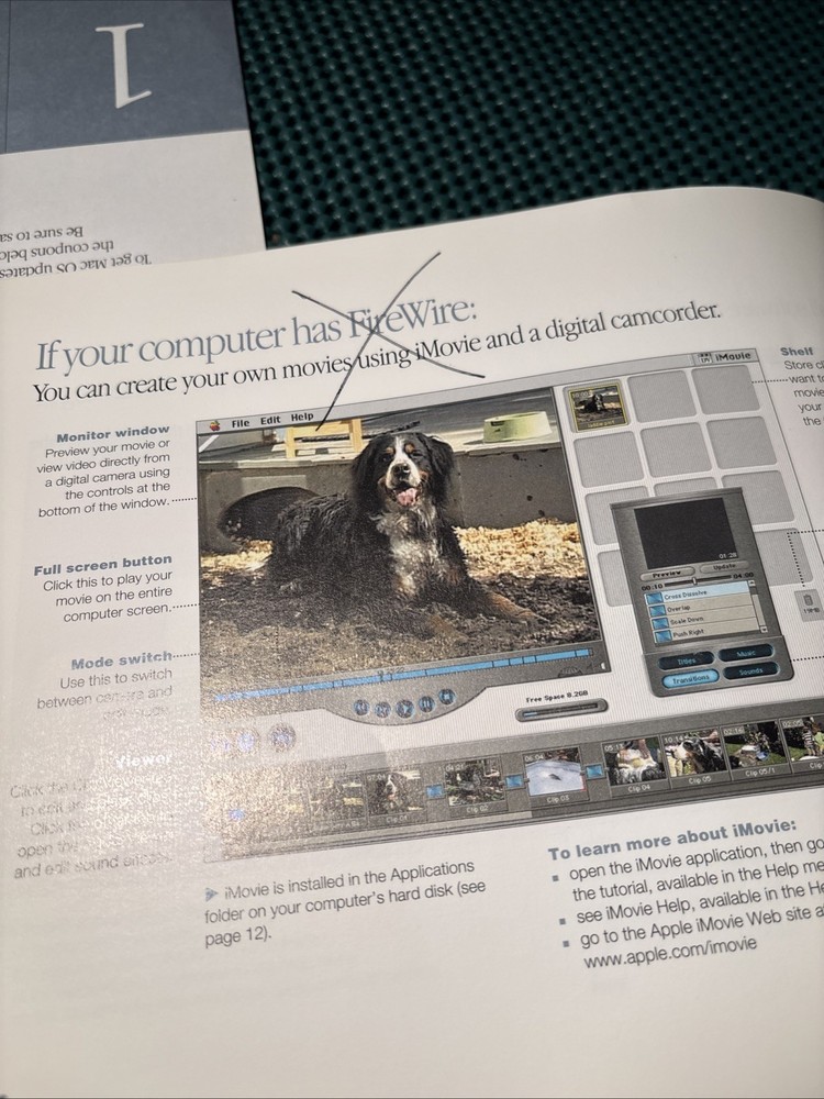 Vtg Apple Computers🍏 iMac User Guide 1999 W/ Mac OS Software Insert