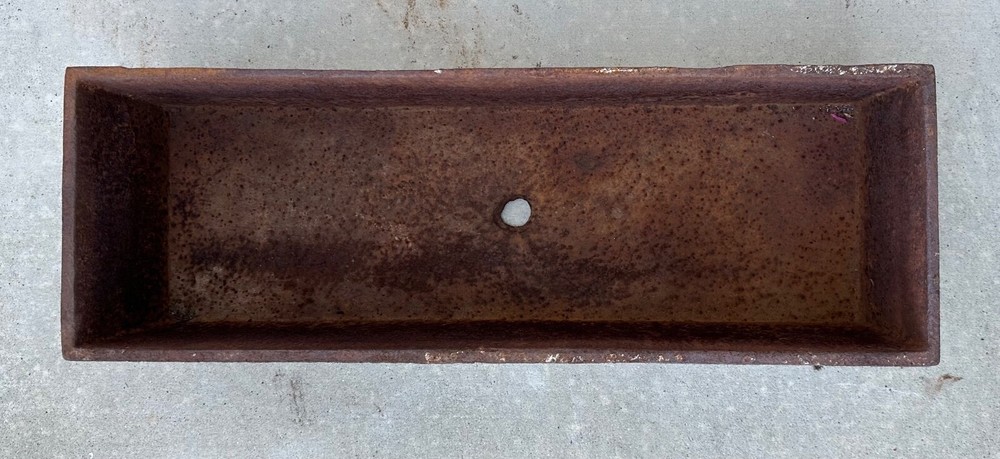 French Louis Seize Cast Iron Rectangular Planter, 19th Century