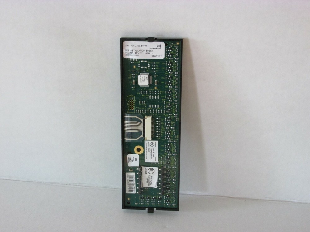 EDWARDS EST VIGILANT D12LS-VM CONTROL INDICATING DISPLAY STRIP