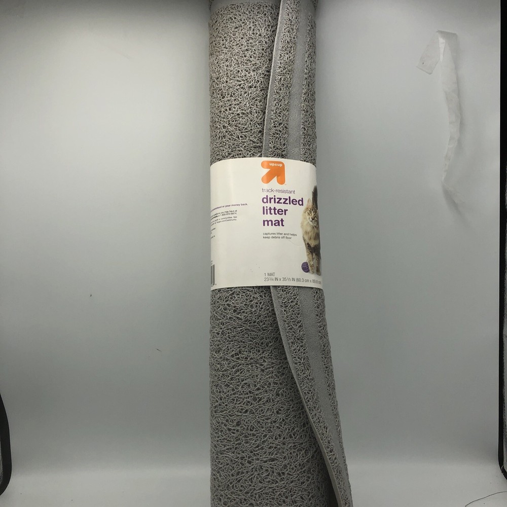 Track-resistant Drizzled Litter Mat Large