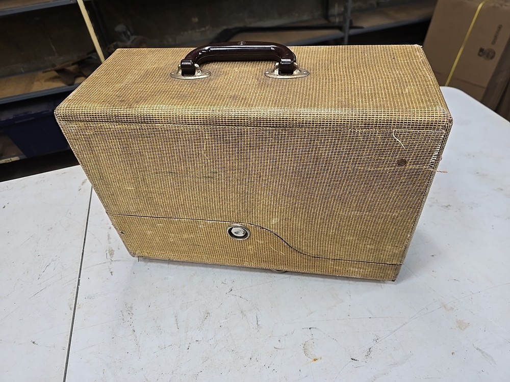Reflex 349 Vintage Projector W/ Case Powers On Tested Works