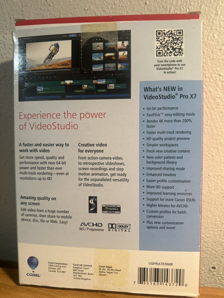Corel VideoStudia Pro X7