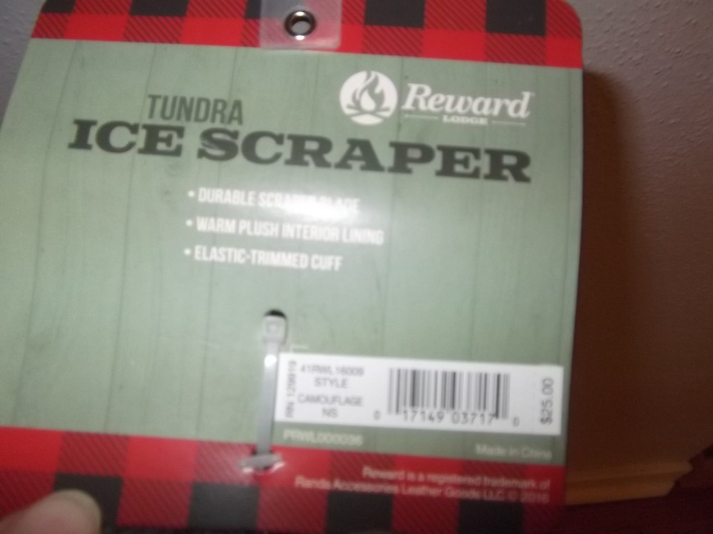 ICE SCRAPER - BROWN CAMO - ONE SIZE (AC-26-92)