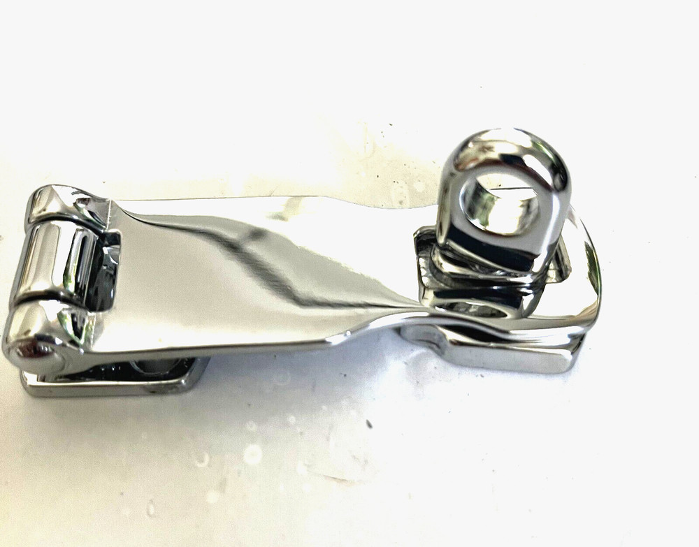 3" Chromed Brass Swivel Hasp
