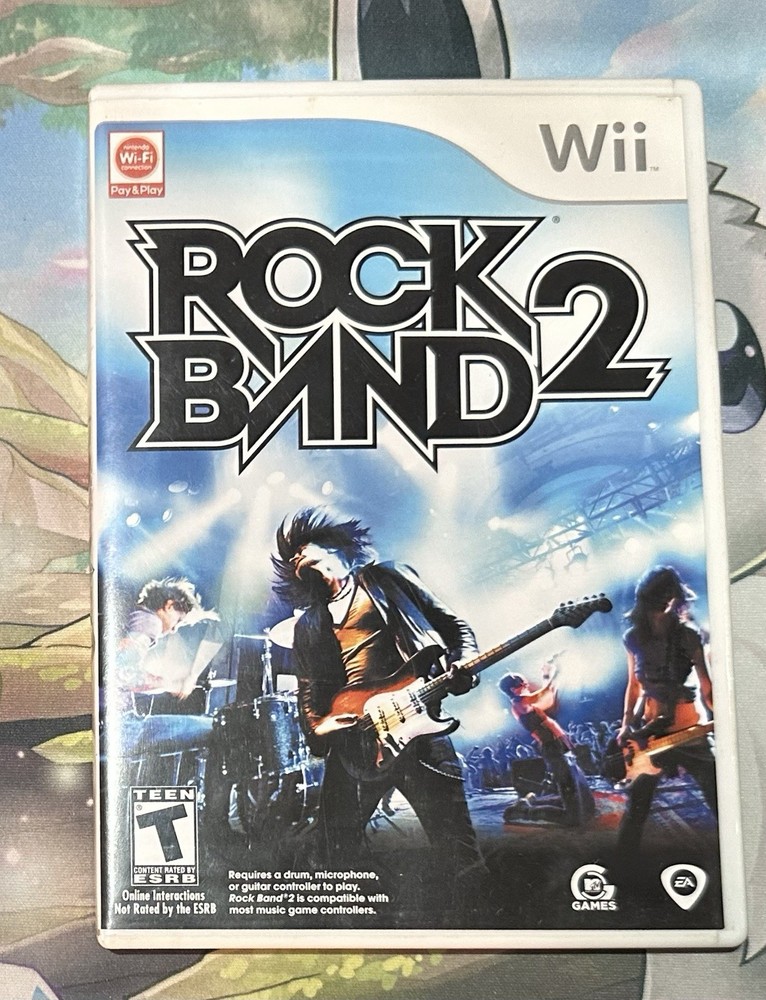 Rockband 2 Wii  Case And Manual Only