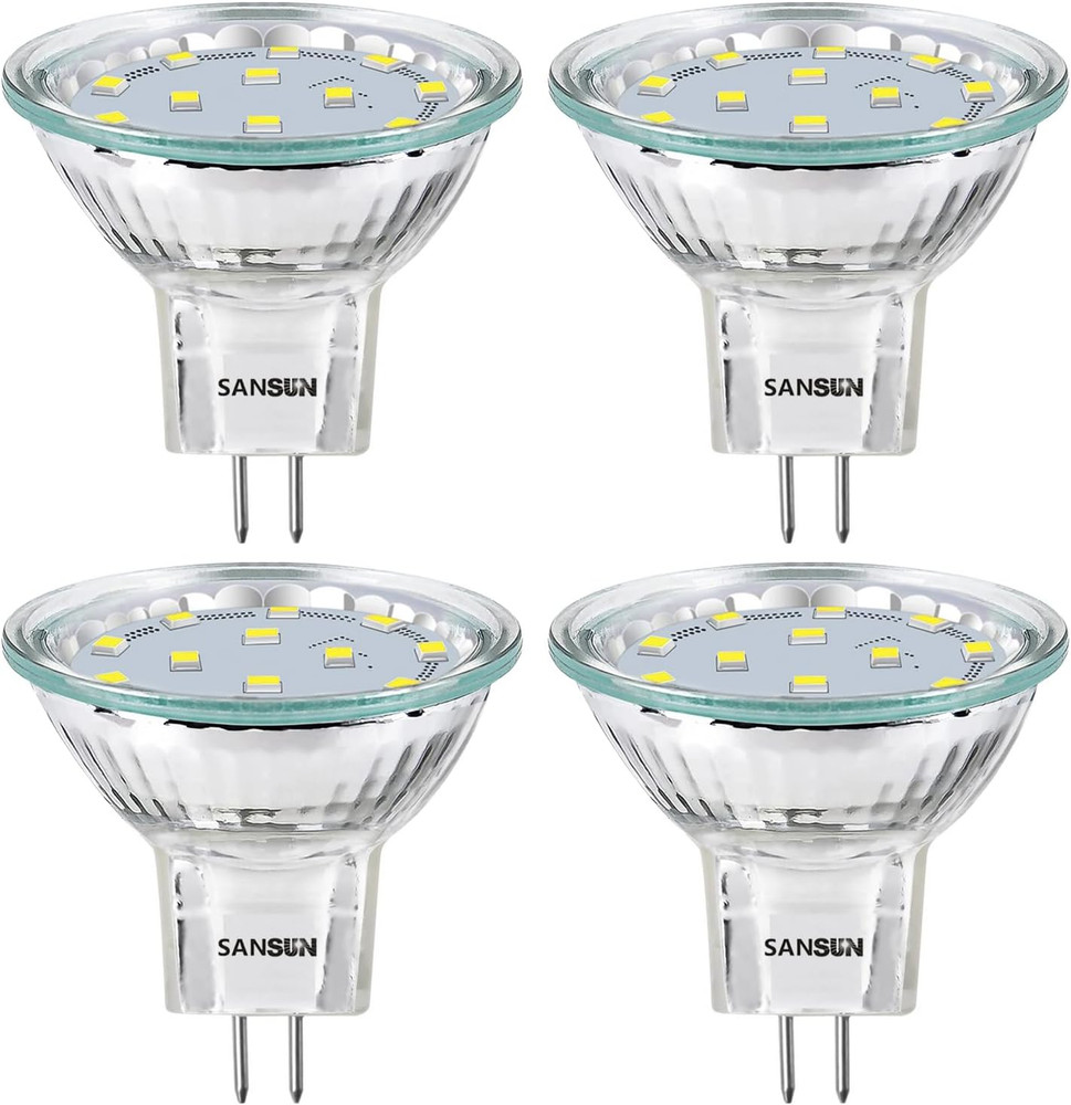 3W MR11 LED Landscape Light Bulbs, Low Voltage 12V 20W Halogen Replacement for O