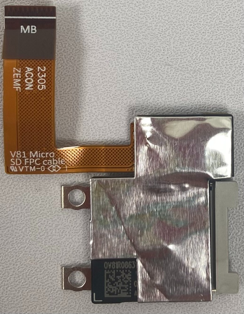 Microsoft Surface Go 3 1901 Micro SD Card READER FLEX CABLE Part Original