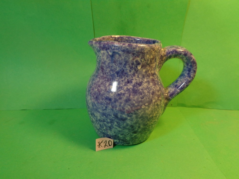 Studio Hand Crafted 4 3/8" Sponge Ware Creamer (Used/EUC)
