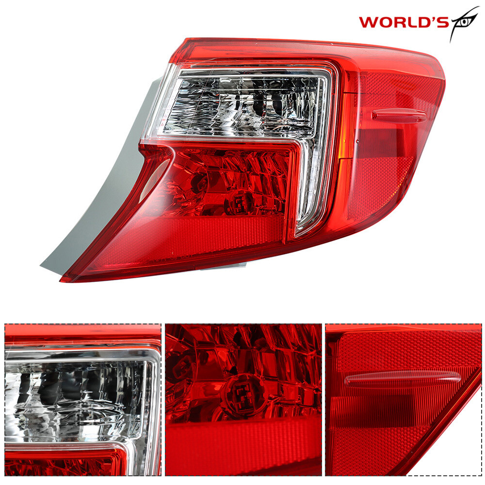 Rear Outer Tail Light Lamp Set For 2012-2014 Toyota Camry Replace Passenger Side
