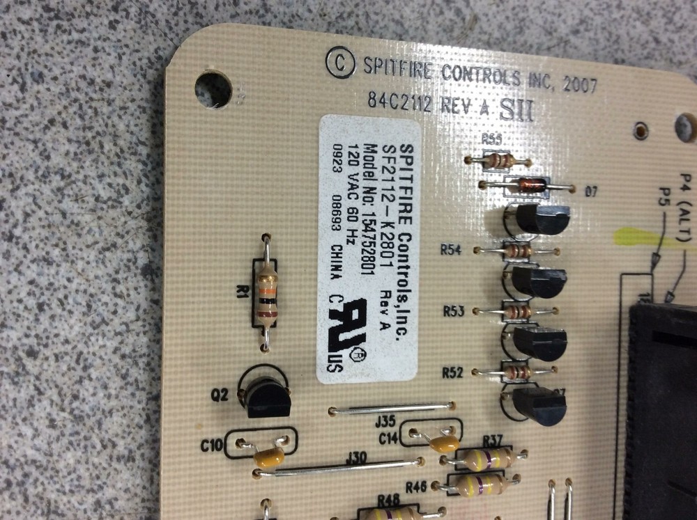 Frigidaire Electrolux Control Board part# sf2112-k2801