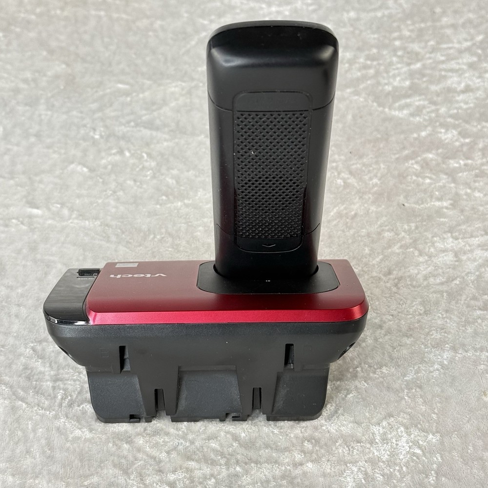 VTech CS6719-16 Cordless Phone System - Ruby Red - Tested, Works