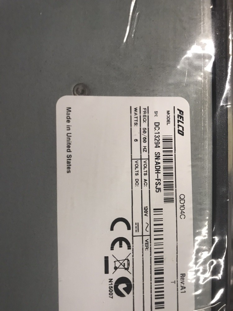 Pelco QD104C Digital Color Quad Video Processor