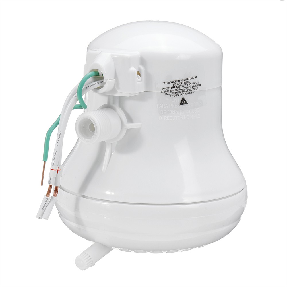 5400W 110V Electric Shower Head Instant Water Heater 3 Temperature Control +Hose