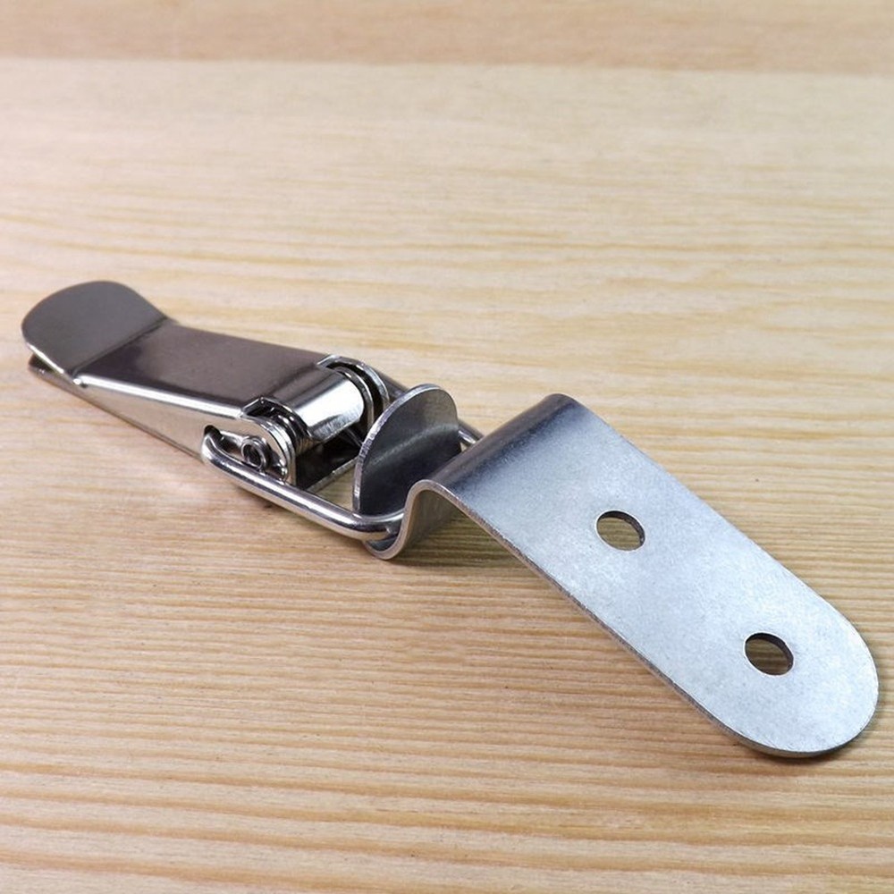 90 Degree Duck Mouth Buckle Hook Lock Spring Loaded Pull Toggle Lock 4908