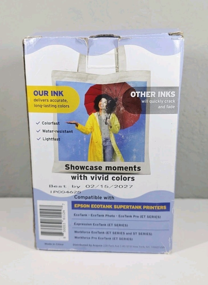 Printers Jack Sublimation Ink Auto Refilled bottles work with Epson Ecotank