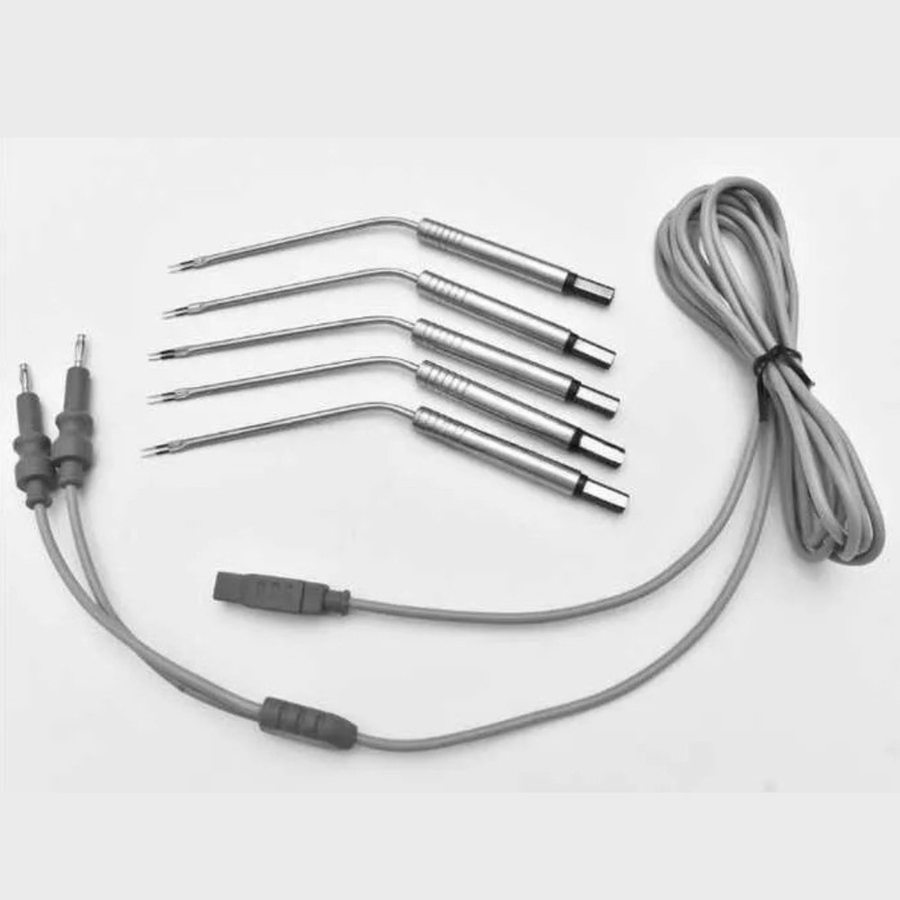 ENT Bipolar Electrode with Cable – Reusable Electrosurgical Tool CE