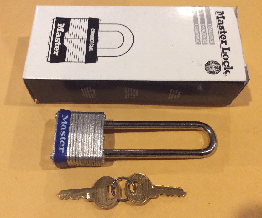 MASTER LOCK 7LJ Padlock, Steel