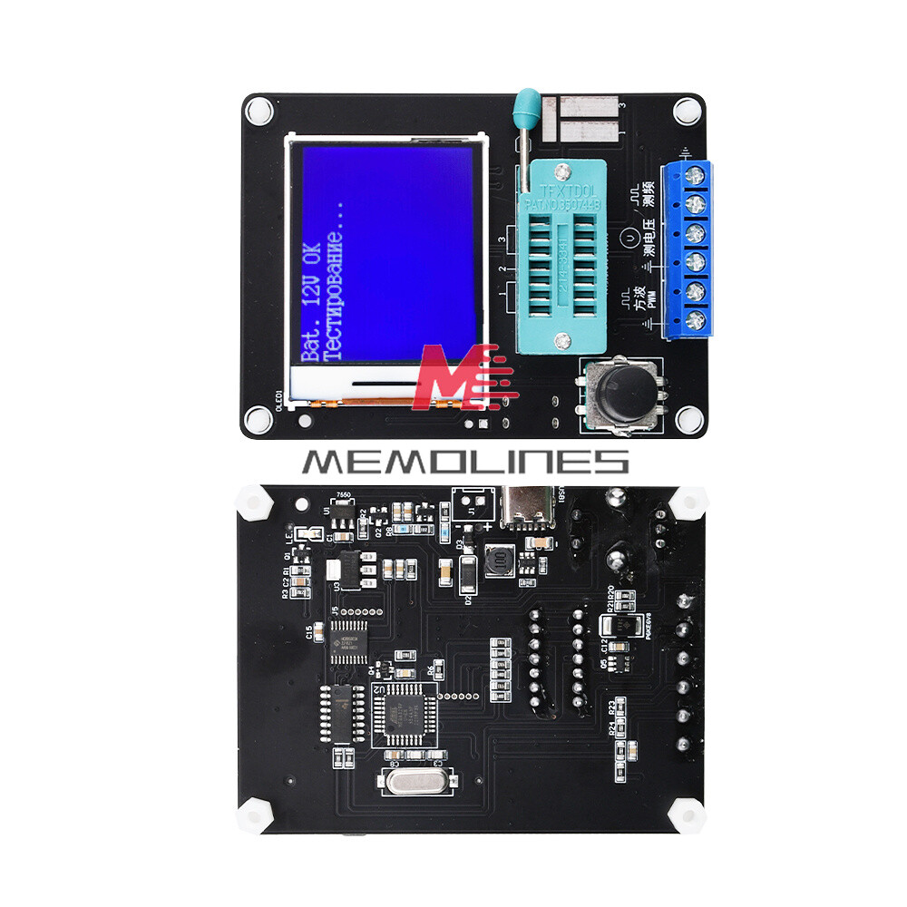 GM328A Transistor Tester Resistance Capacitance Inductance ESR Frequency Meter