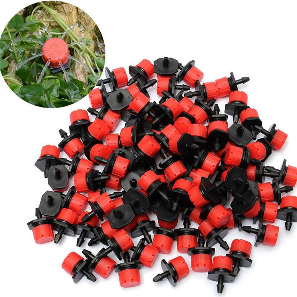 Adjustable Micro Drip Irrigation System Watering Sprinklers Emitter Drippers