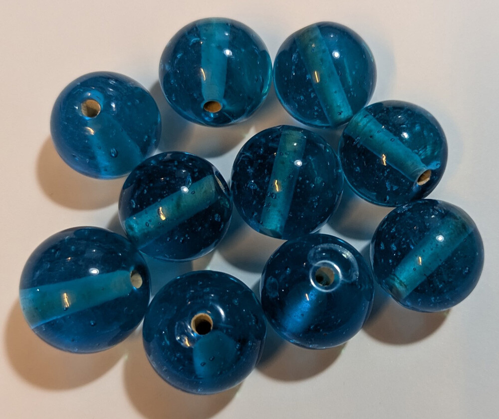 Beads Large Glass Round 24mm - various colours